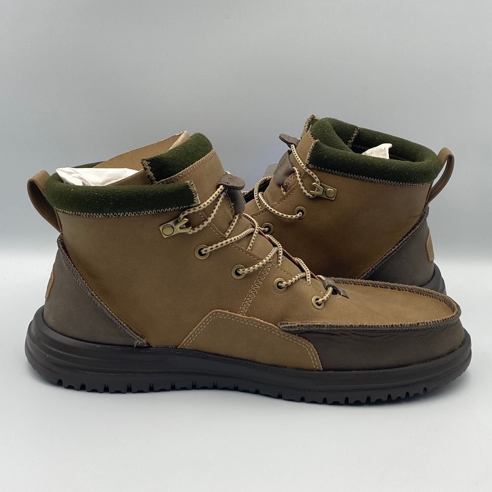 Hey Dude Bradley Classic Tumbled Nut Brown Chukka Boots Men's Size 12 44327-2AH - Picture 8 of 10